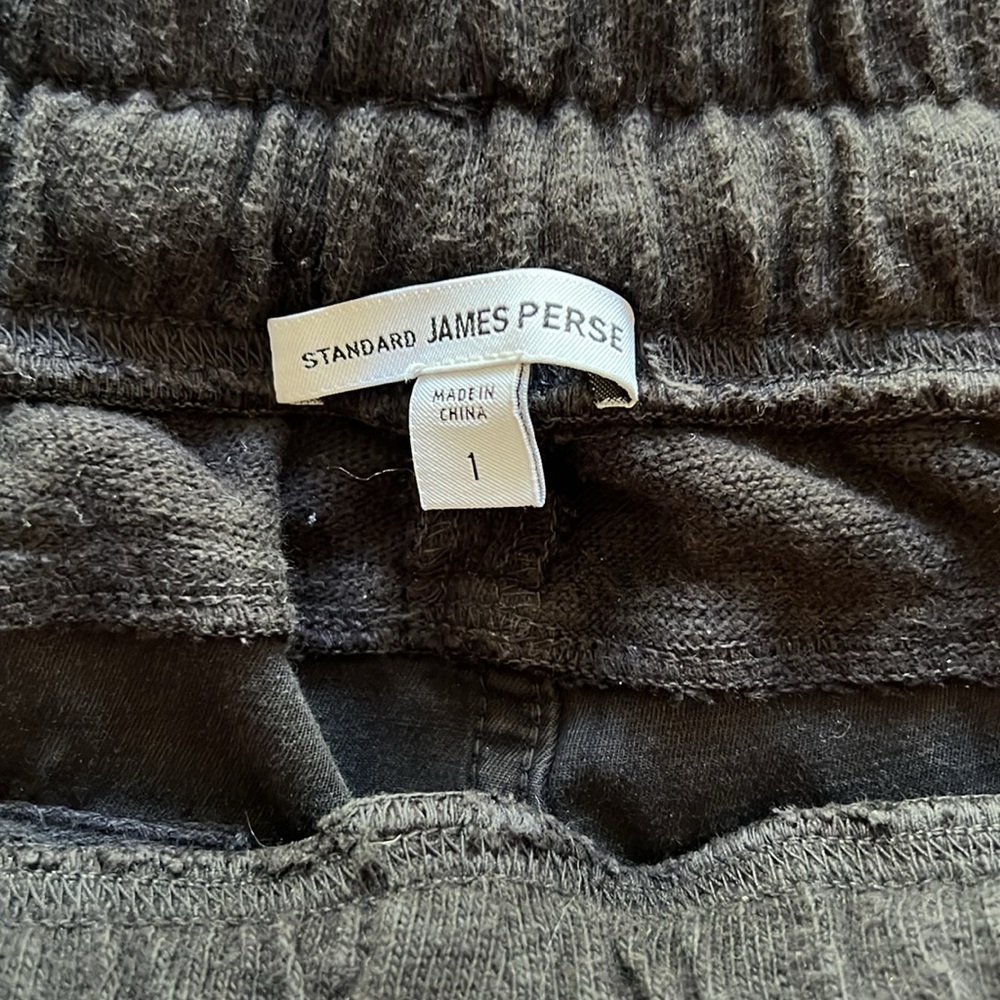 James Perse Black Jogger Track Pants - Picture 4 of 6